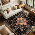 RELEANY Washable Area Rug, Square 6'x6', Water Repellent, Pet Friendly by RELEANY