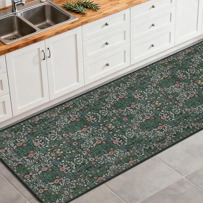 Washable 2'6" x 8' Runners for Hallways, Non Slip Long Floor Runner for Kitchen - Image 4