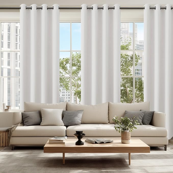 Blackout Curtains for Bedroom, 52 x 84 Inches Long, 2 Panels | Thermal - Image 6