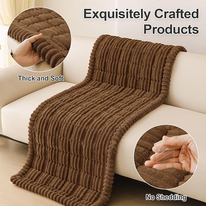 Couch Cover for Dogs, Washable Non Slip Plush Flannel Sofa Protector | Thick - Image 8