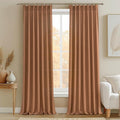 PleatedDrapes Antique Burnt Orange Sheer Autumn Curtains & Drapes 108 Inches by PleatedDrapes