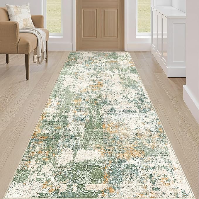 LOONGRUG Runner Rug 2x5 Machine Washable Non-Slip Kitchen Neutral Rug | Modern - Image 4