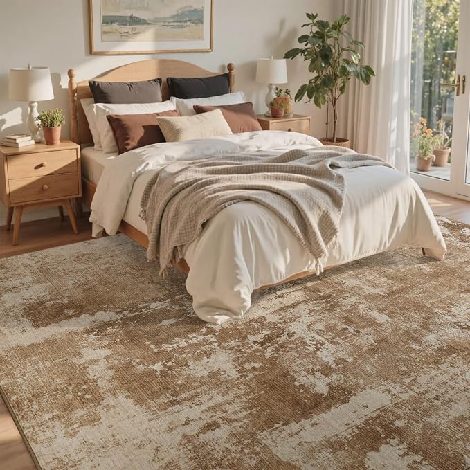 5x7 Ft Area Rugs for Living Room, Soft Non-Slip Washable Rugs Modern Abstract - Image 4
