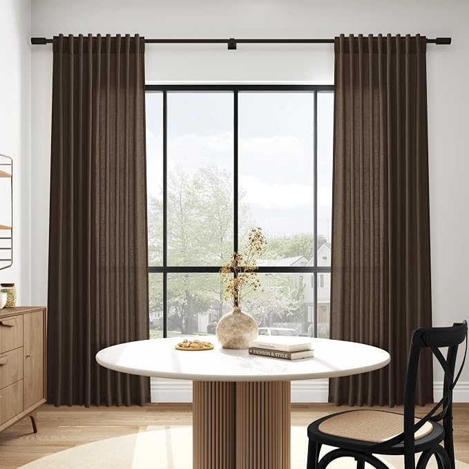 Chocolate Curtains 63 Inches Long 2 Panel Sets - Image 6