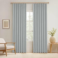 KangBang Extra Wide Pinch Pleated Blackout Curtains 84 Inch Length 2 Panels Set, Thermal Insulated Linen Curtains & Drapes for Sliding Door Living Room, Elegant Pleat Draperies with Hooks,60x84 Inch