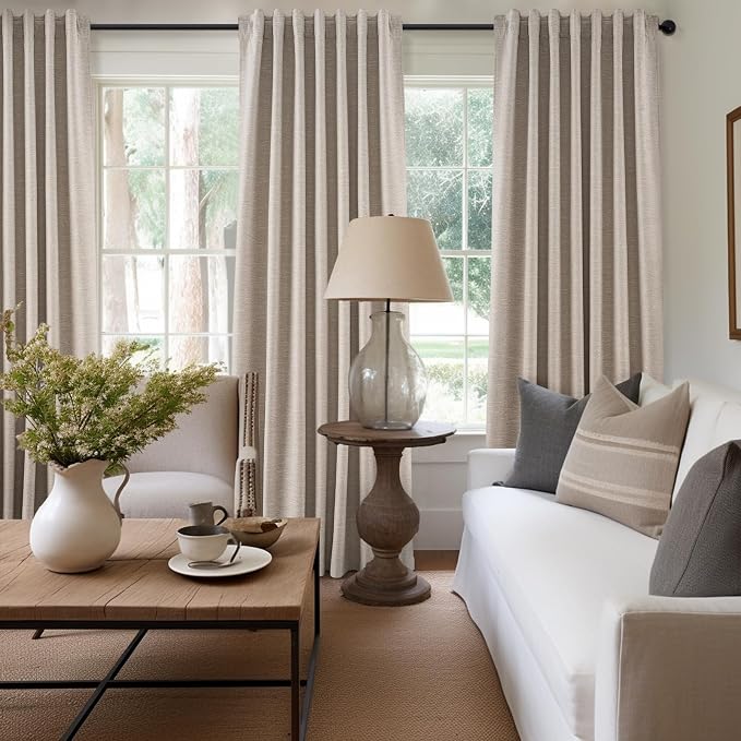 Topfinel 100 Inch Long Blackout Country Curtains - Image 2