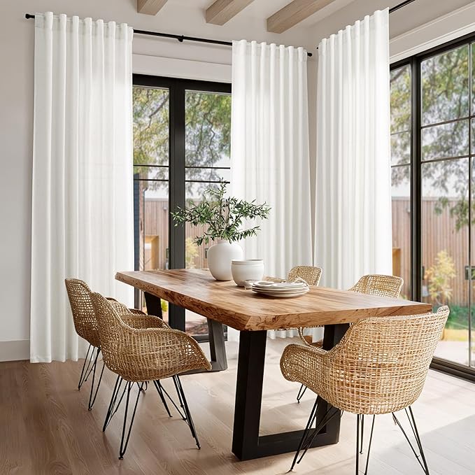 Extra Long 108 Inch Curtains Linen - Image 7
