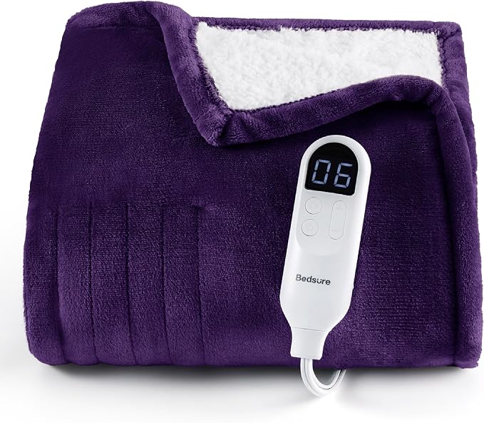 Bedsure Heated Blanket Throw, Soft Electric Blanket - Image 9
