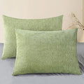 CaliTime Decorative Standard Throw Pillow Covers 26 X 20 Inches Sage Green | by CaliTime