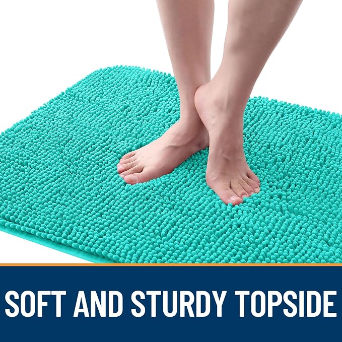 OLANLY Dog Door Mat for Muddy Paws 34x21, Super Absorbent Chenille Mud Mat | - Image 4