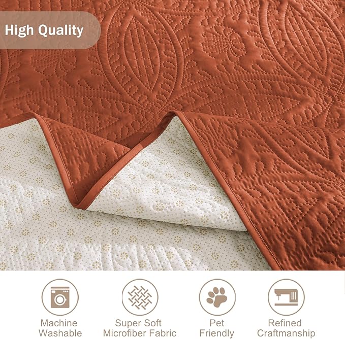 Quilted Grand Sofa Covers for 4 Cushion Couch, Couch Cover for Grand Sofa - Image 7