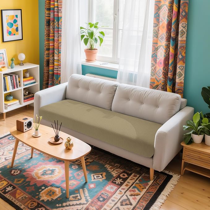 Hokway Couch Cushion Covers Stretch Cushion Covers Sofa Seat Cushion Slipcover - Image 2