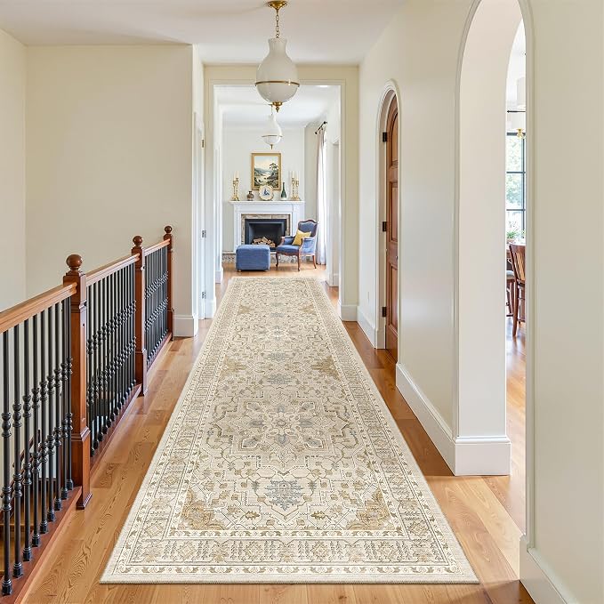 Madane Hallway Runner Rug 3x10 Washable Kitchen Runners 10ft, Soft Low-Pile - Image 3