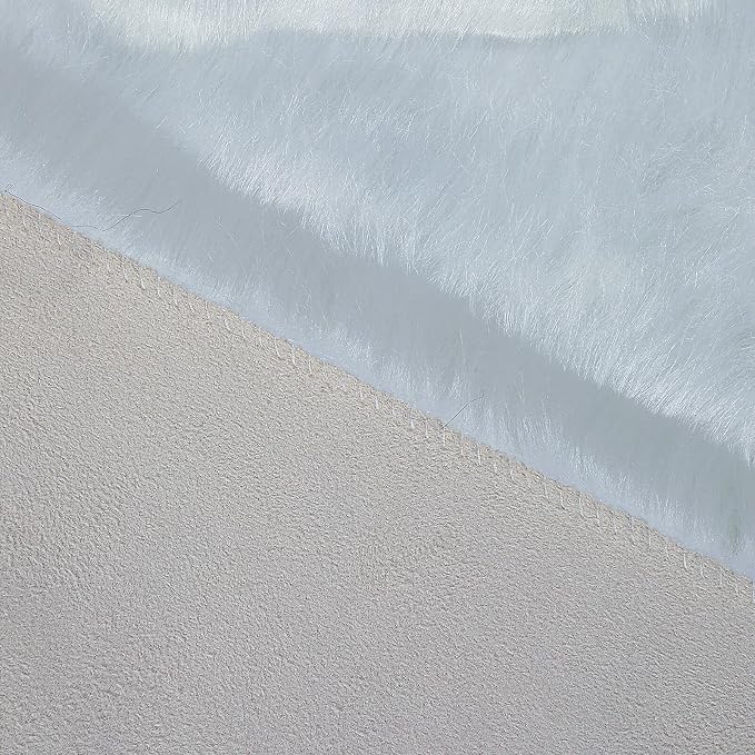 linmopm Faux Fur Sheepskin Rug, 5x7 ft | Shag Fluffy Fuzzy, High-Density Cushion - Image 5