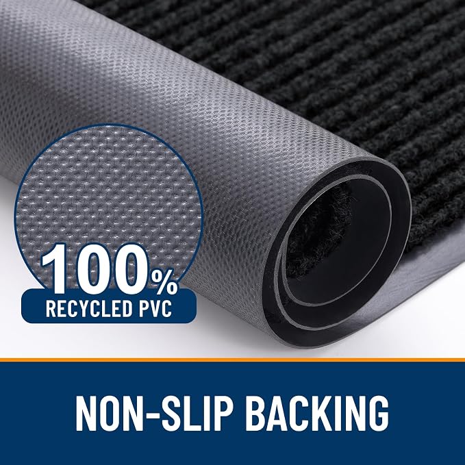 OLANLY Front Door Mat 59x34, Waterproof Heavy-Duty Indoor Outdoor Doormat | - Image 3
