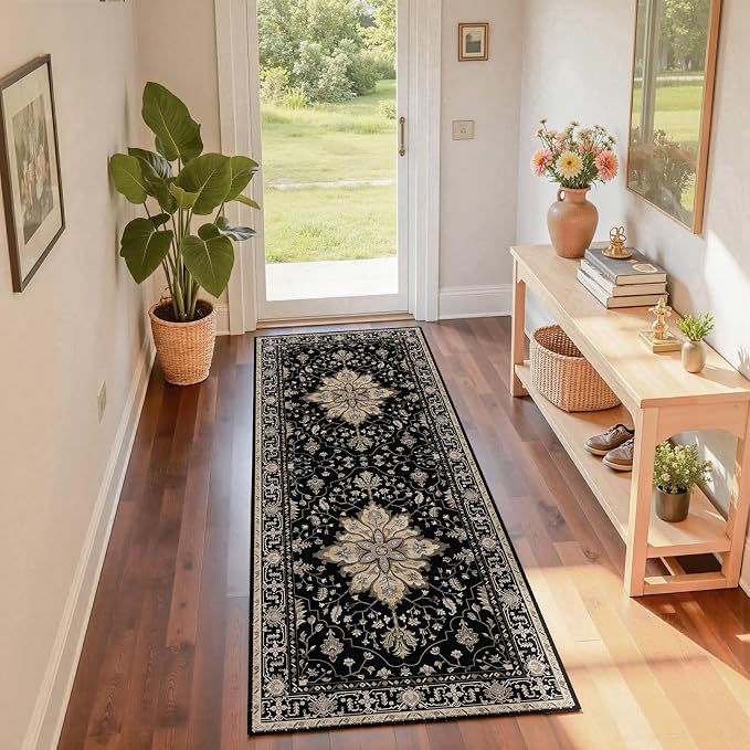 RELEANY Washable Area Rug, Runner 2'x6', Water Repellent, Pet Friendly - Image 3