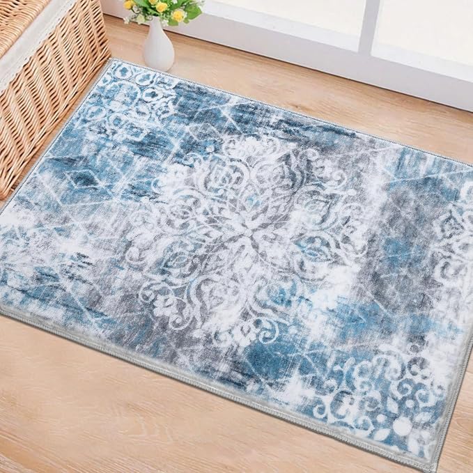 HEBE Indoor Door Mat 2'x3', Washable Welcome Mat - Image 7