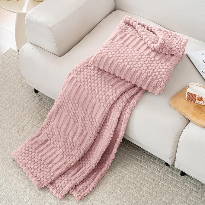 Pink Throw Blanket - Image 4