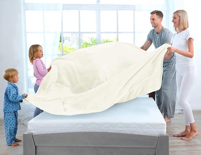 Utopia Bedding Fleece Bed Blanket California King Size Ivory | Microfiber Plush - Image 3