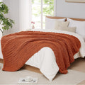 L'AGRATY Chunky Knit Throw Blanket by LAGRATY