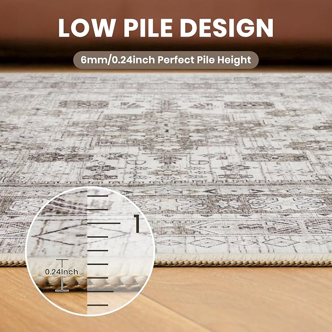 2x5 Rug Runners for Hallways Non Slip, Kitchen Rugs, Nursery Room, Soft Runner - Image 7