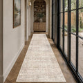 Schweek 3x10 Hallway Runners Washable Non Slip Vintage Beige Kitchen Rug | Soft by Schweek