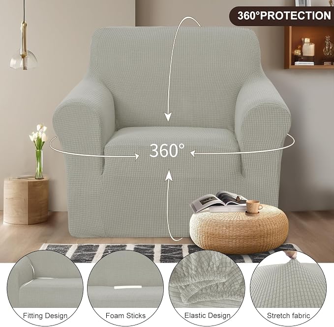 U-NICE HOME Stretch Couch Cover Slipcover - Image 3