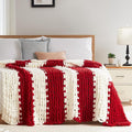 L'AGRATY Chunky Knit Throw Blanket by LAGRATY