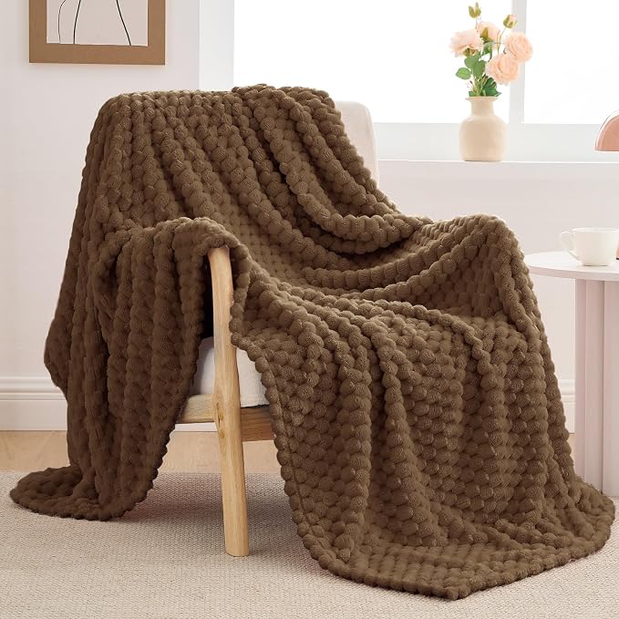 BEDELITE Brown Large Throw Blanket - Image 8