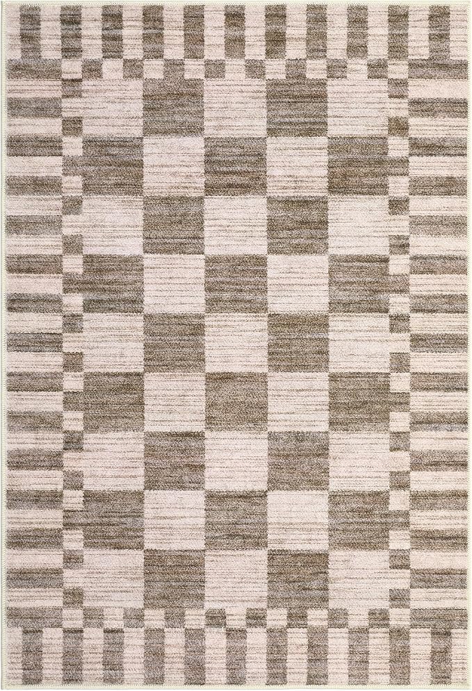 GarveeHome Checkered Washable 2x3 Rug Small Area Rugs Non-Slip - Image 5