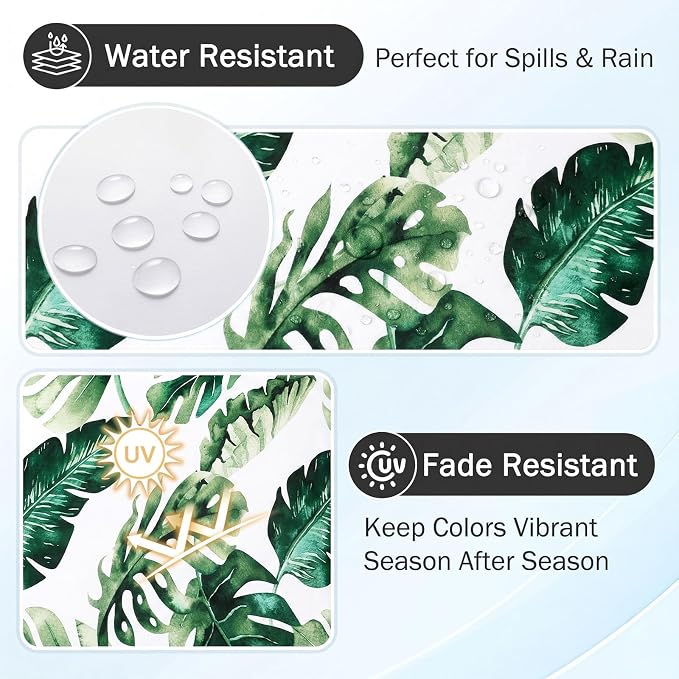 Waterproof Outdoor Cushion Covers, Stretch Patio Slipcovers | UV Resistant - Image 3
