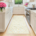 PLHXFR 2x5 Washable Runner Rug：Floral Indoor Kitchen Carpet Beige Multi | by PLHXFRSoftAreaRugs