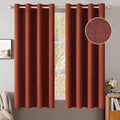 MIULEE 100% Blackout Linen Curtains by MIULEE