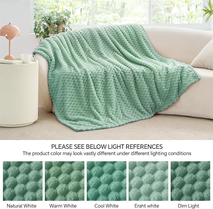BEDELITE Mint Green Twin Blanket - Image 6