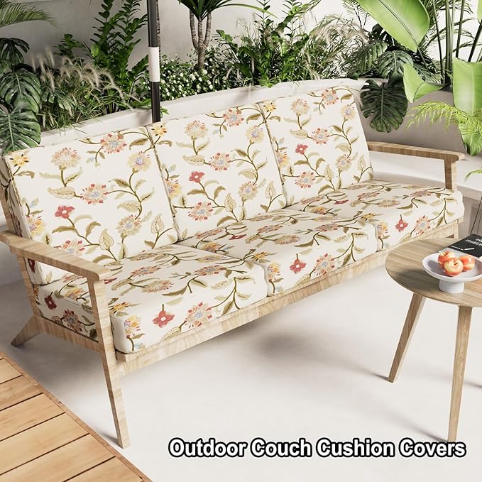 Printed Couch Cushion Covers, Sofa Covers Washable - Image 2