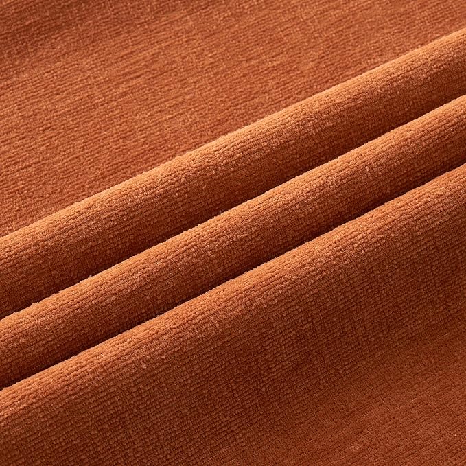MIULEE Halloween Fall Burnt Orange Chenille Lumbar Pillow Covers, 12x20 | Set - Image 2
