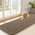 OLANLY Dog Door Mat for Muddy Paws 59x20, Super Absorbent Chenille Mud Mat | Tan by OLANLY