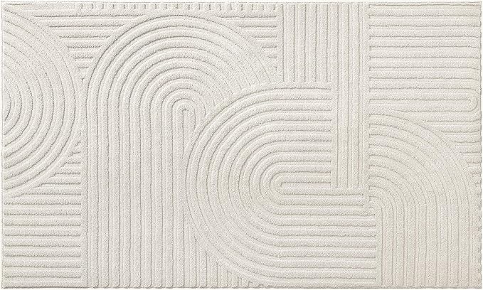 Pauwer 3x5 Area Rugs for Living Room, Modern Non Slip Washable Rug, Soft Fluffy - Image 9
