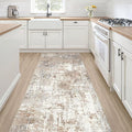 LOONGRUG Runner Rug 2x5 Machine Washable Non-Slip Kitchen Neutral Rug | Modern by LOONGRUG