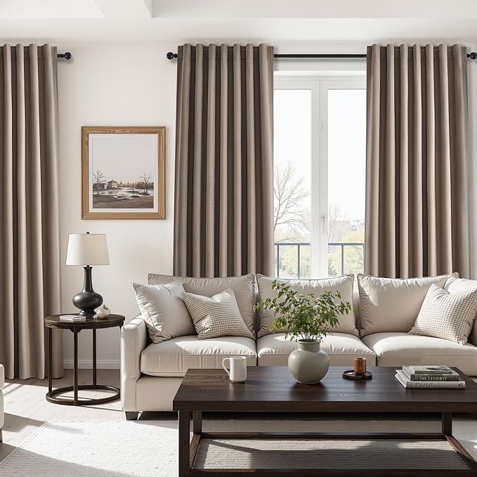 Topfinel 132 Inch Curtains 2 Panels - Image 6