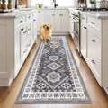 HEBE Boho Kitchen Mats for Floor 24''x72'', Non Slip Washable Runner Rug | by HEBE