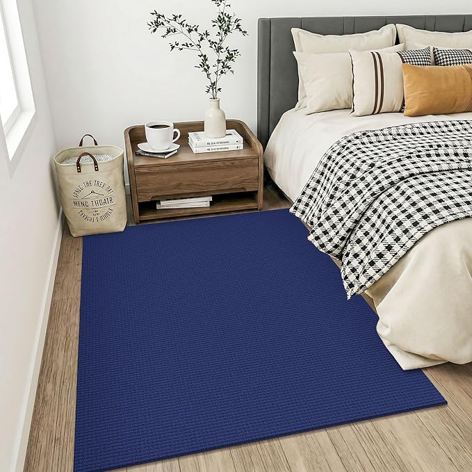 KOZYFLY Washable 4x5 Entry Woven Area Rug, Braided Throw Rugs - Image 8