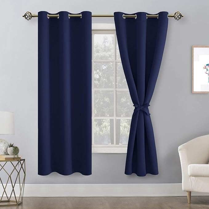 Blackout Curtains for Bedroom, 42 x 63 Inch, 2 Panels | Thermal Insulated - Image 8