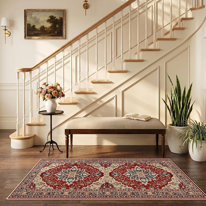 RELEANY Washable Area Rug, Runner 2'6"x5', Water Repellent, Pet Friendly - Image 2