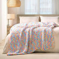L'AGRATY Chunky Knit Throw Blanket by LAGRATY