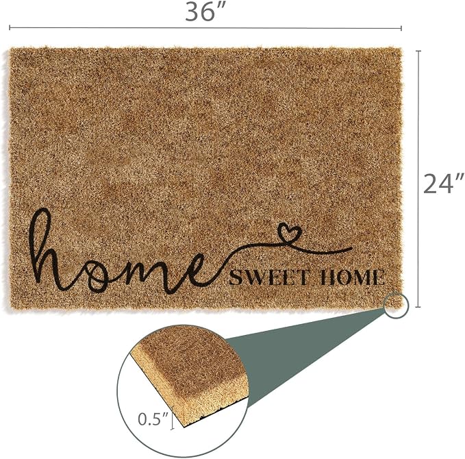 Barnyard Designs Front Door Welcome Mat | Printed Polyester Outdoor Rug - Image 3