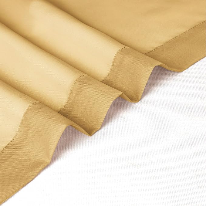 Chyhomenyc Sheer Curtains 63 Inch Length 2 Panels, Soft Airy, Rod Pocket - Image 8