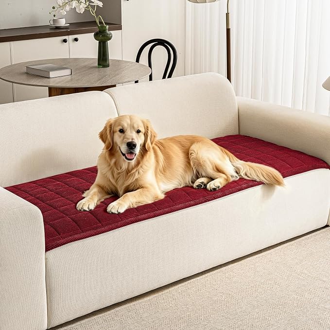 Couch Covers for Dogs Washable, 27.6"x70.9" Non Slip Couch Covers for Loveseat by PJLZJFBY