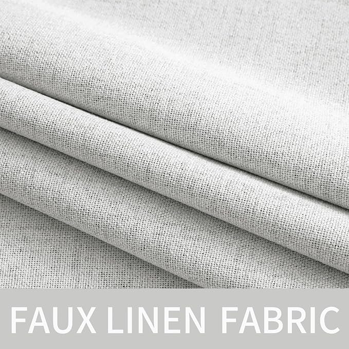 MIULEE 100% Blackout Linen Curtains - Image 5