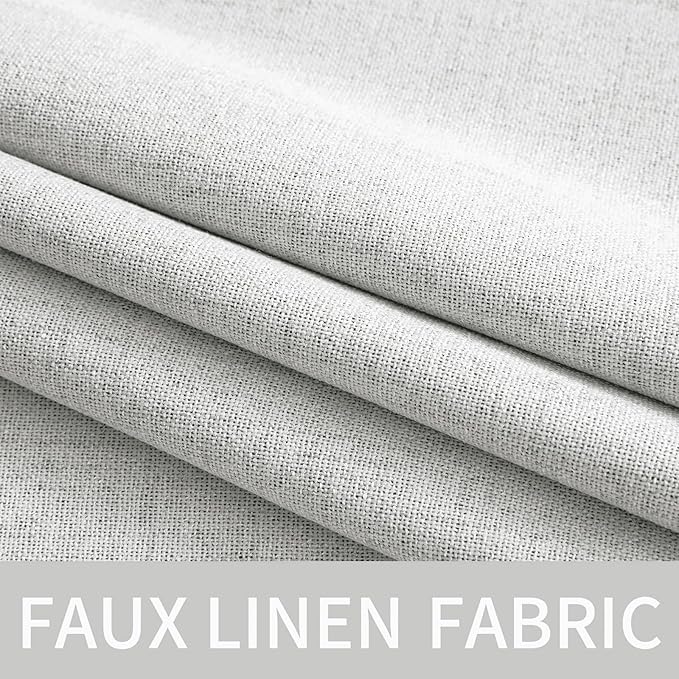 MIULEE 100% Blackout Linen Curtains - Image 5